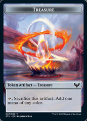 Spirit // Treasure Double-Sided Token [Strixhaven: School of Mages Tokens] | GnG Games