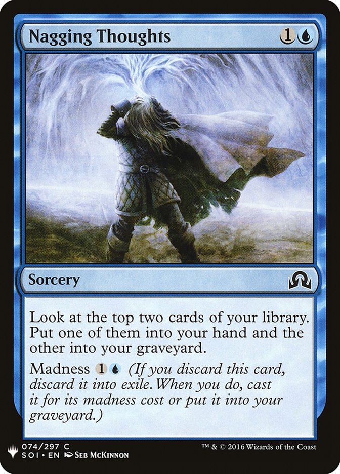 Nagging Thoughts [Mystery Booster] | GnG Games