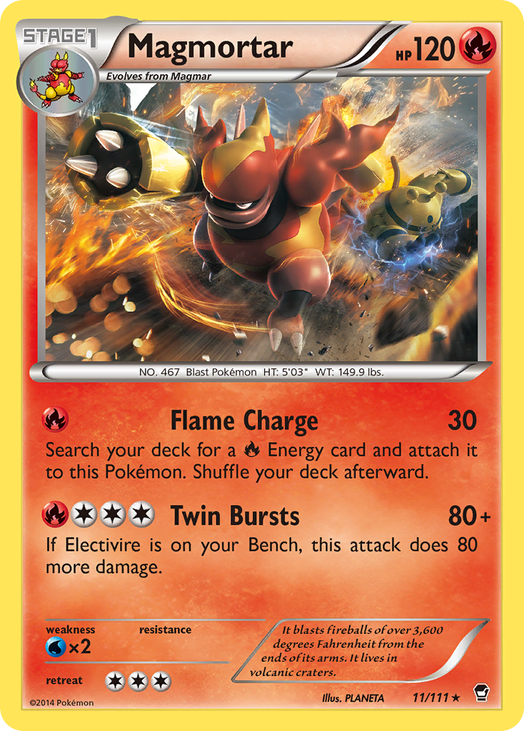 Magmortar (11/111) [XY: Furious Fists] | GnG Games