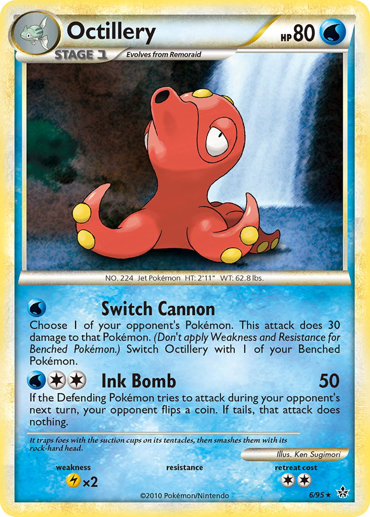 Octillery (6/95) [HeartGold & SoulSilver: Unleashed] | GnG Games