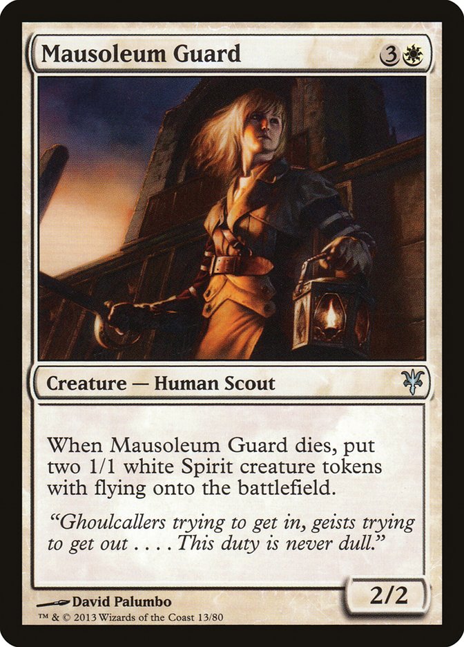 Mausoleum Guard [Duel Decks: Sorin vs. Tibalt] | GnG Games