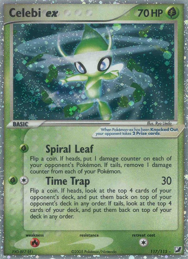 Celebi ex (117/115) [EX: Unseen Forces] | GnG Games