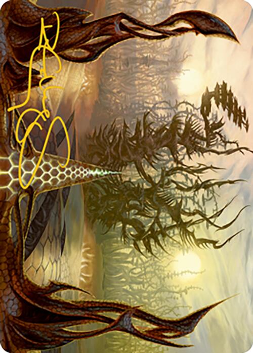 Thornglint Bridge Art Card (Gold-Stamped Signature) [Modern Horizons 2 Art Series] | GnG Games