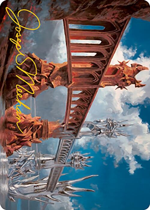 Silverbluff Bridge Art Card (Gold-Stamped Signature) [Modern Horizons 2 Art Series] | GnG Games