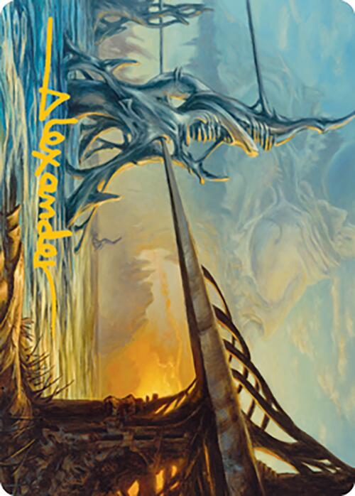 Razortide Bridge Art Card (Gold-Stamped Signature) [Modern Horizons 2 Art Series] | GnG Games