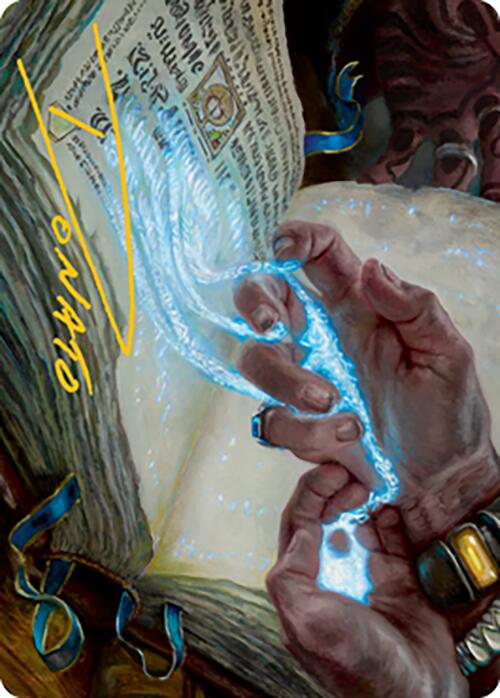 Mystic Redaction Art Card (Gold-Stamped Signature) [Modern Horizons 2 Art Series] | GnG Games