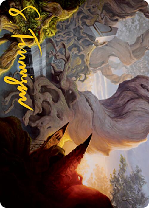 Yavimaya, Cradle of Growth Art Card (Gold-Stamped Signature) [Modern Horizons 2 Art Series] | GnG Games