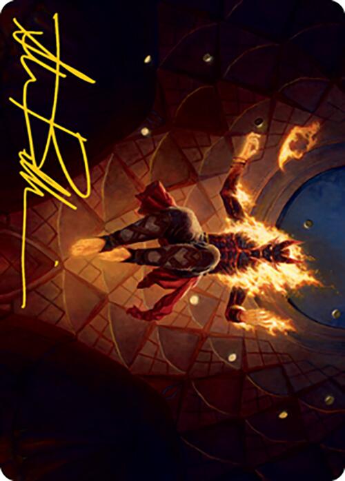 Yusri, Fortune's Flame Art Card (Gold-Stamped Signature) [Modern Horizons 2 Art Series] | GnG Games