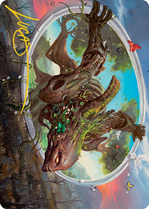 Gaea's Will Art Card (Gold-Stamped Signature) [Modern Horizons 2 Art Series] | GnG Games