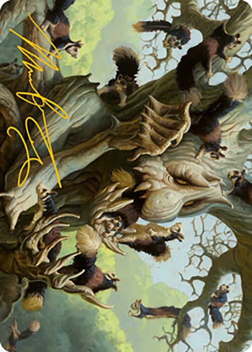 Scurry Oak Art Card (Gold-Stamped Signature) [Modern Horizons 2 Art Series] | GnG Games