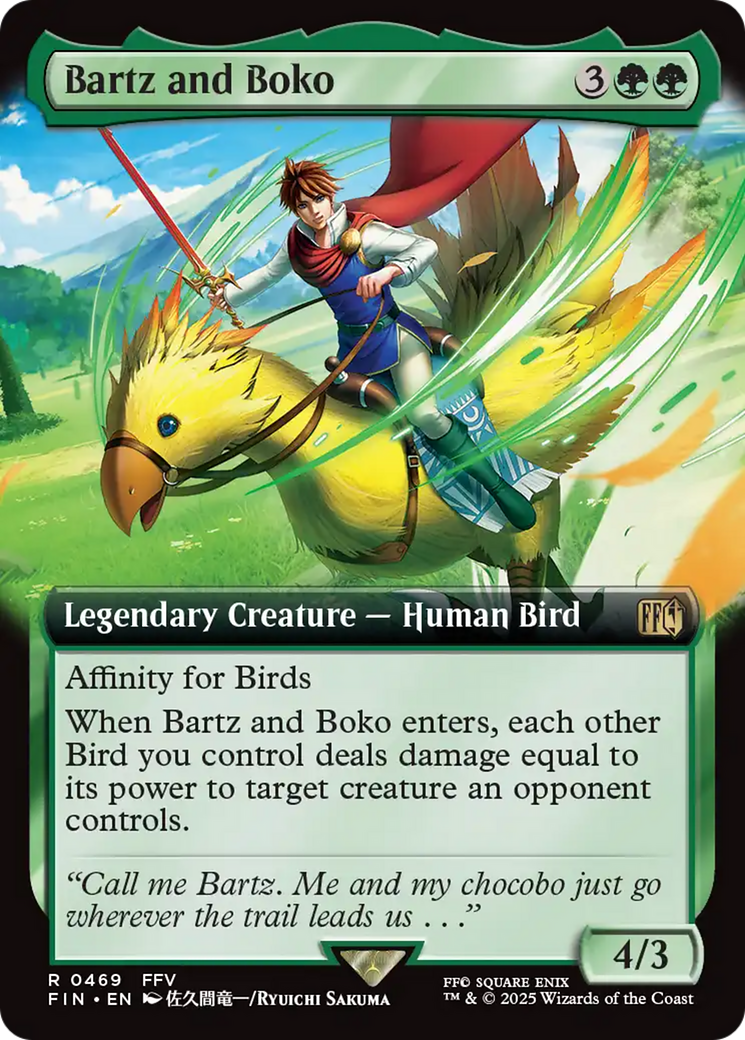 Bartz and Boko (Extended Art) [FINAL FANTASY] | GnG Games