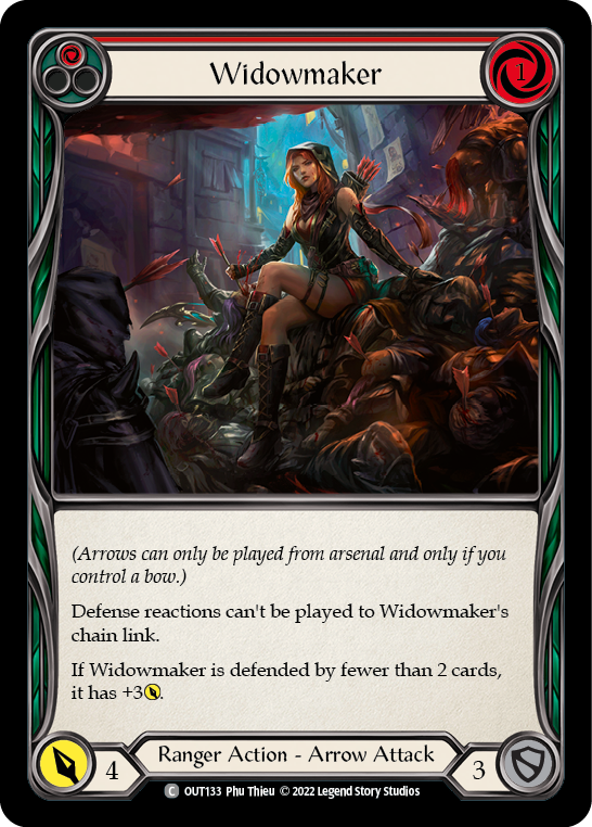 Widowmaker (Red) [OUT133] (Outsiders)  Rainbow Foil | GnG Games