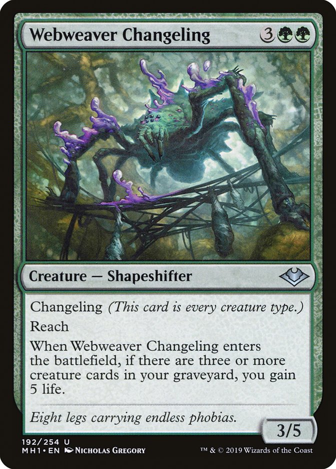 Webweaver Changeling [Modern Horizons] | GnG Games