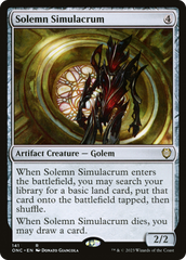 Solemn Simulacrum [Phyrexia: All Will Be One Commander] | GnG Games