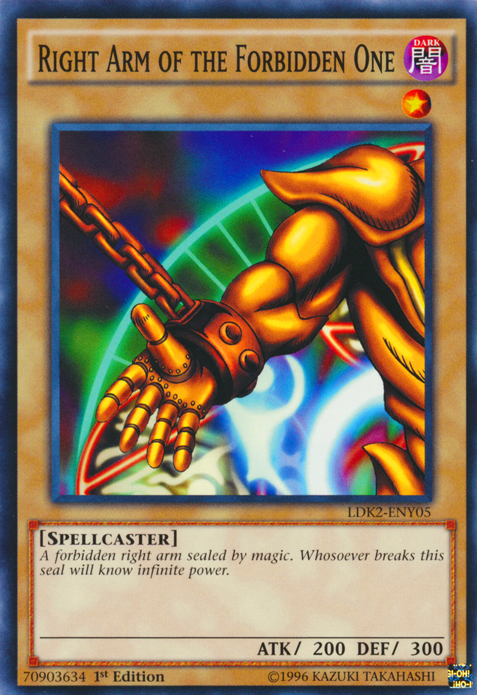 Right Arm of the Forbidden One [LDK2-ENY05] Common | GnG Games