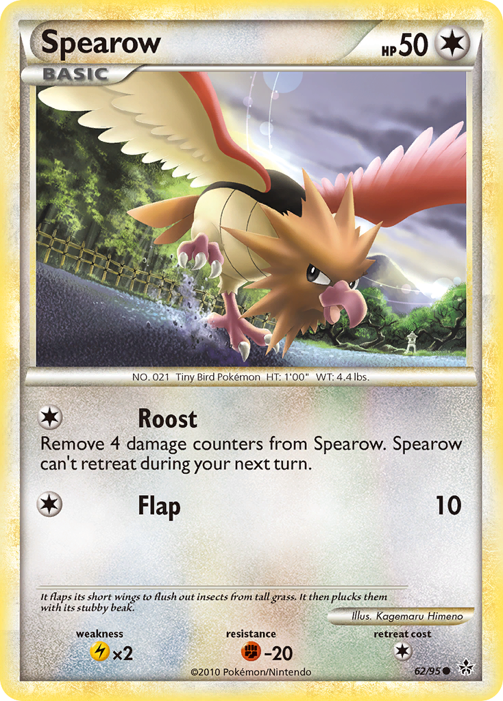 Spearow (62/95) [HeartGold & SoulSilver: Unleashed] | GnG Games