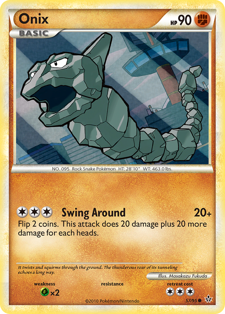 Onix (57/95) [HeartGold & SoulSilver: Unleashed] | GnG Games