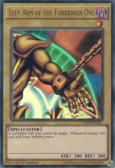 Left Arm of the Forbidden One [YGLD-ENA21] Ultra Rare | GnG Games