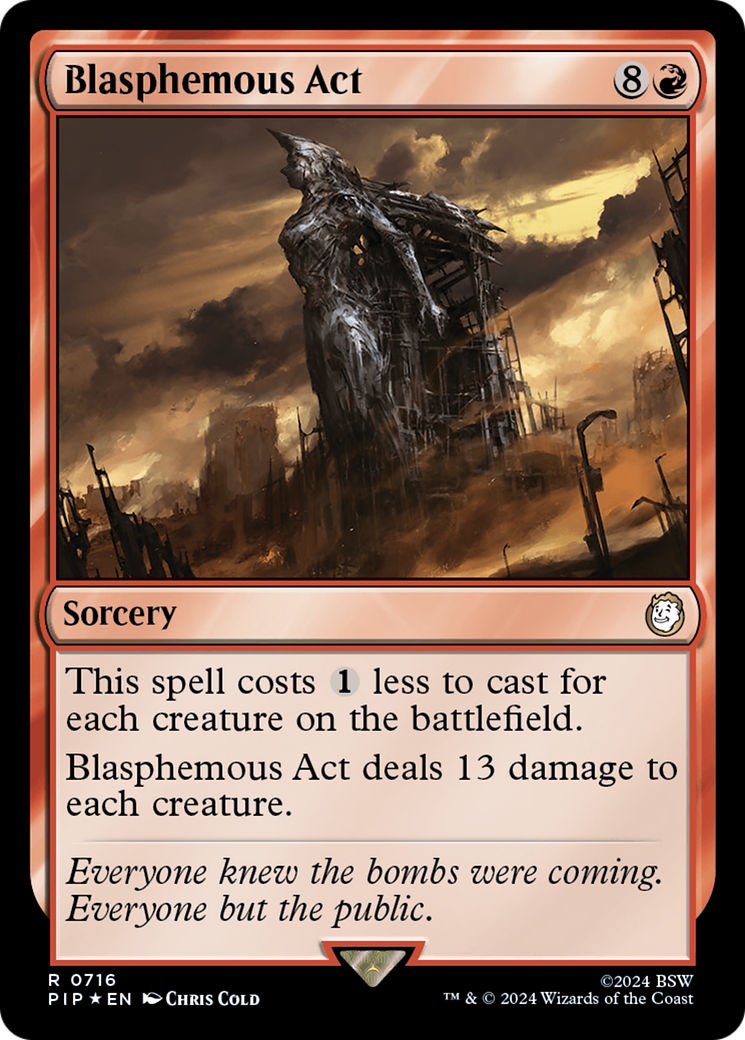 Blasphemous Act (Surge Foil) [Fallout] | GnG Games