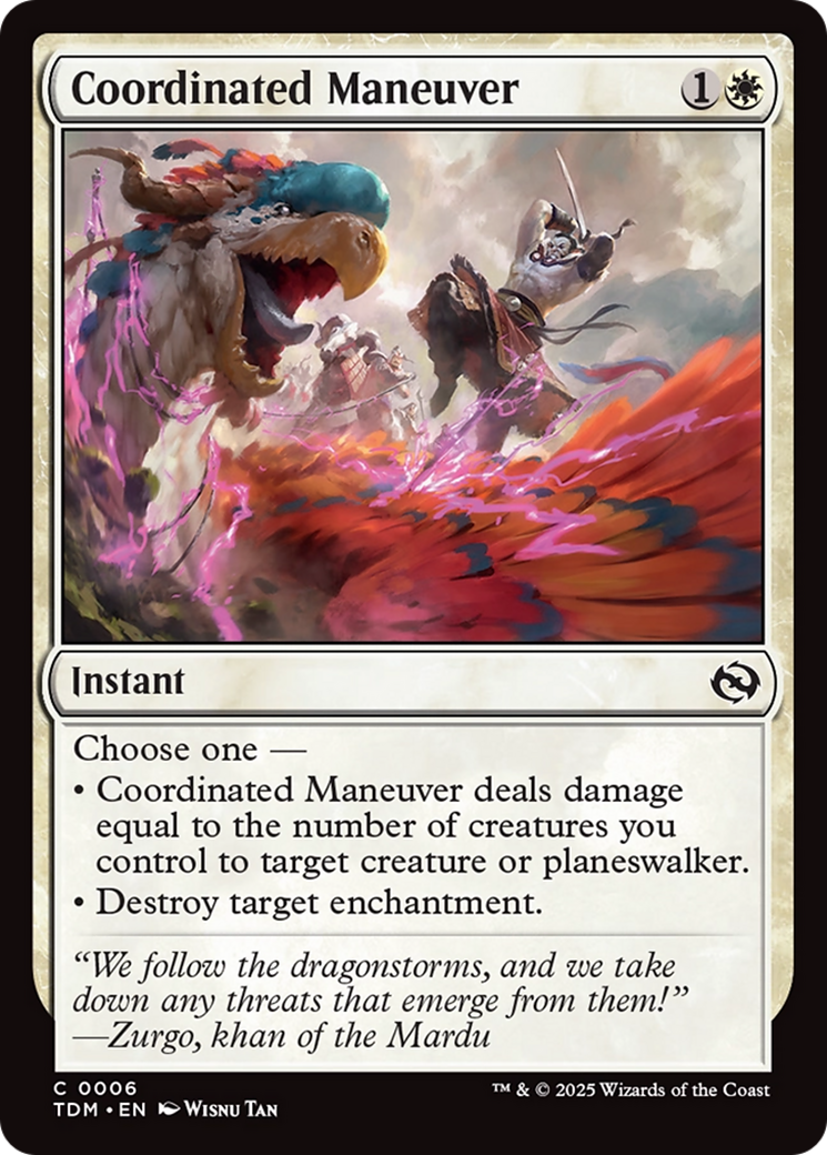 Coordinated Maneuver [Tarkir: Dragonstorm] | GnG Games