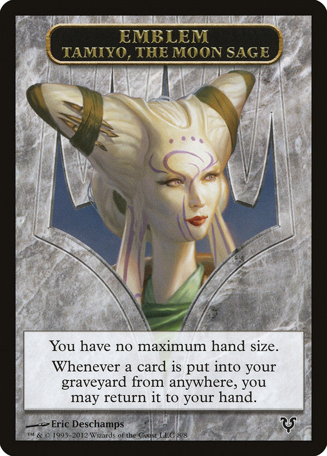 Tamiyo, the Moon Sage Emblem [Avacyn Restored Tokens] | GnG Games