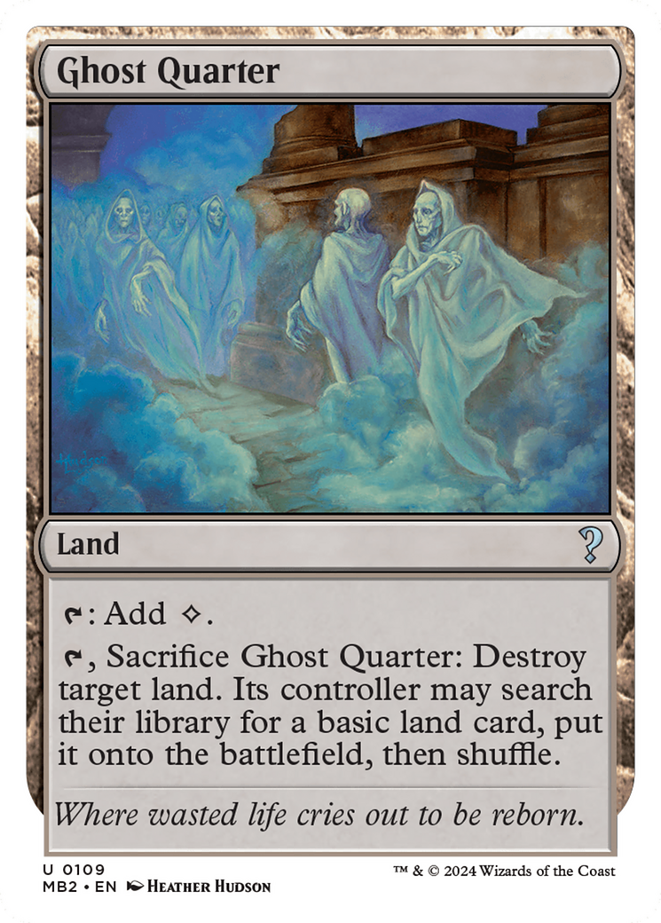 Ghost Quarter (White Border) [Mystery Booster 2] | GnG Games