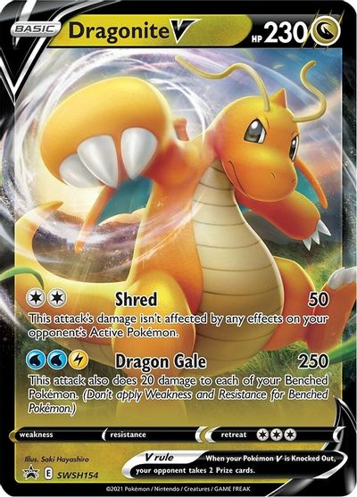 Dragonite V (SWSH154) [Sword & Shield: Black Star Promos] | GnG Games