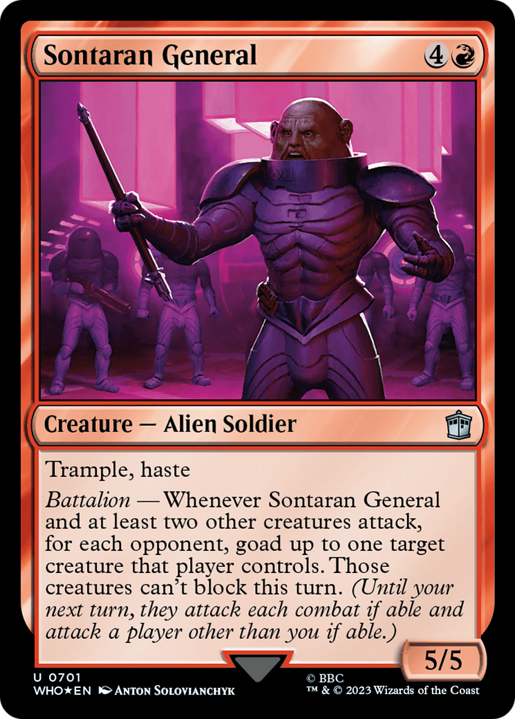 Sontaran General (Surge Foil) [Doctor Who] | GnG Games