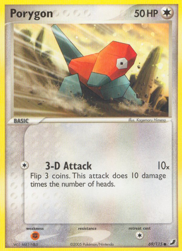 Porygon (69/115) [EX: Unseen Forces] | GnG Games