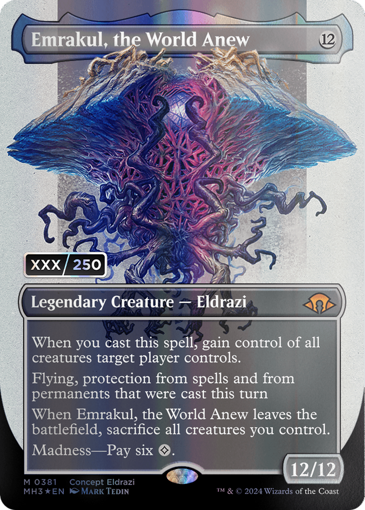 Emrakul, the World Anew (Borderless) (Serial Numbered) [Modern Horizons 3] | GnG Games