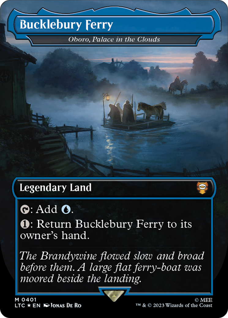 Bucklebury Ferry - Oboro, Palace in the Clouds (Surge Foil Realms and Relics) [The Lord of the Rings: Tales of Middle-Earth Commander] | GnG Games