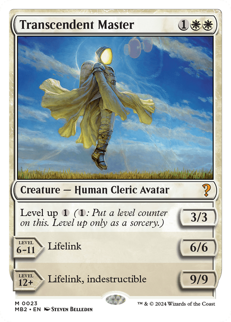 Transcendent Master (White Border) [Mystery Booster 2] | GnG Games