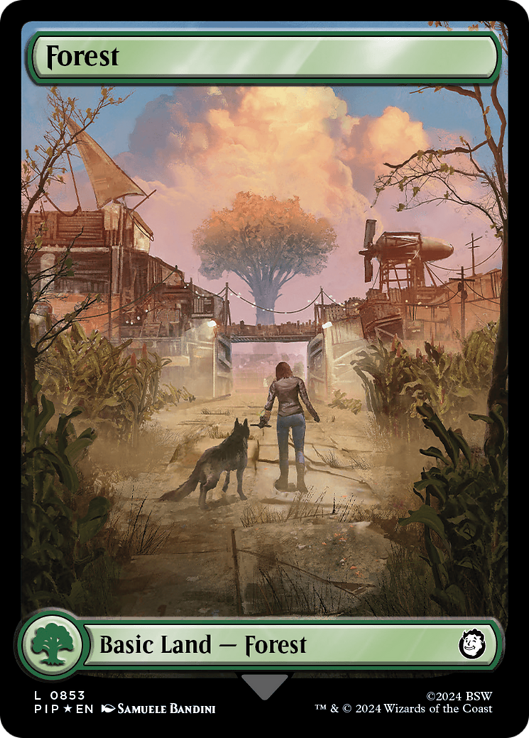 Forest (0853) (Surge Foil) [Fallout] | GnG Games