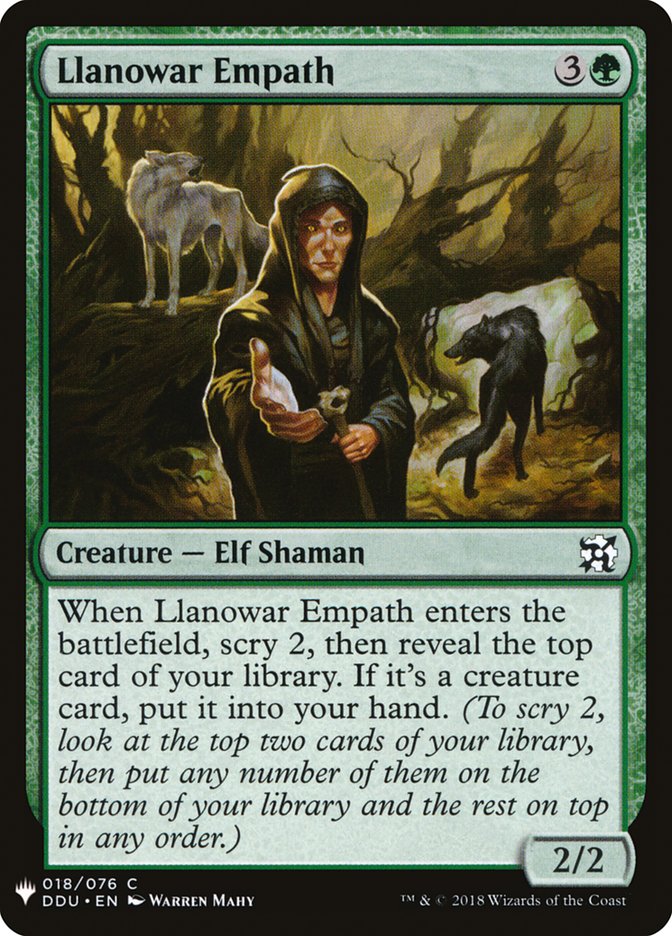 Llanowar Empath [Mystery Booster] | GnG Games