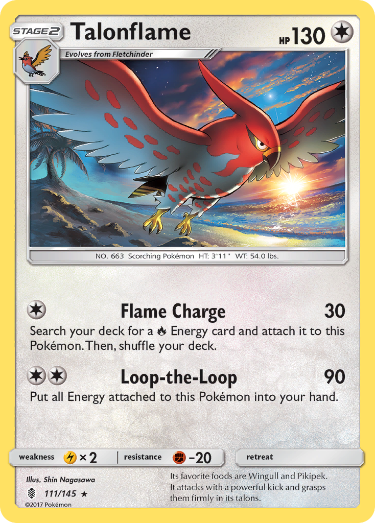 Talonflame (111/145) [Sun & Moon: Guardians Rising] | GnG Games