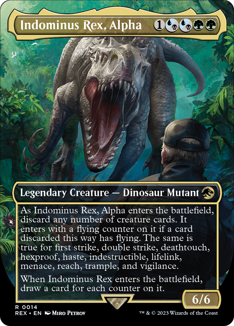 Indominus Rex, Alpha (Borderless) [Jurassic World Collection] | GnG Games