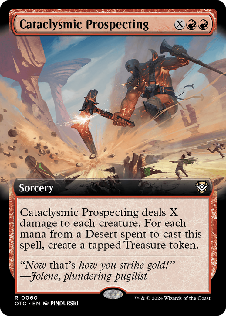 Cataclysmic Prospecting (Extended Art) [Outlaws of Thunder Junction Commander] | GnG Games
