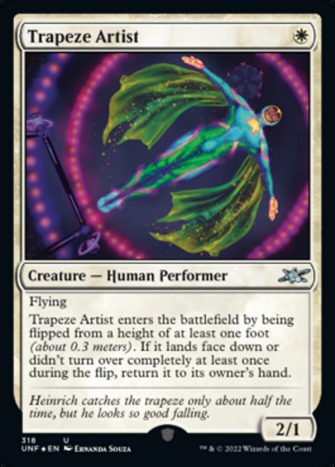 Trapeze Artist (Galaxy Foil) [Unfinity] | GnG Games