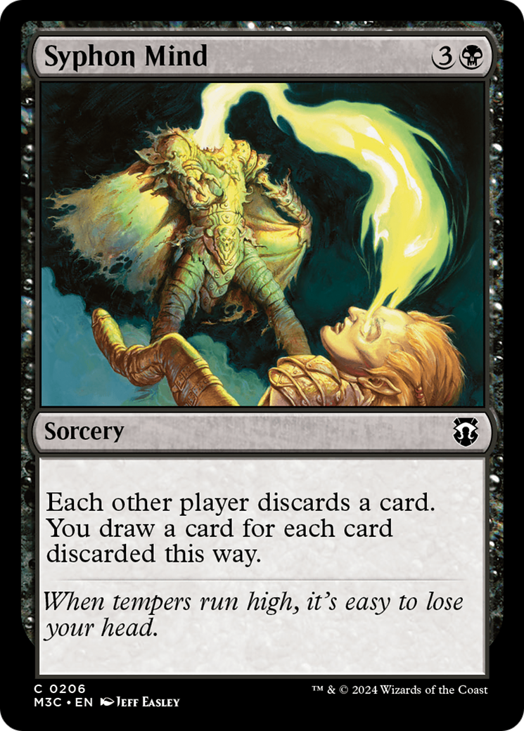 Syphon Mind (Ripple Foil) [Modern Horizons 3 Commander] | GnG Games