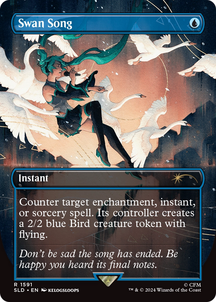 Swan Song (1591) (Rainbow Foil) [Secret Lair Drop Series] | GnG Games