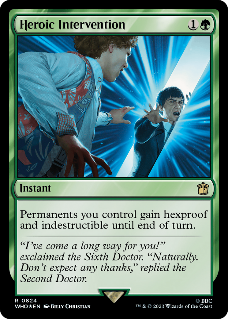 Heroic Intervention (Surge Foil) [Doctor Who] | GnG Games