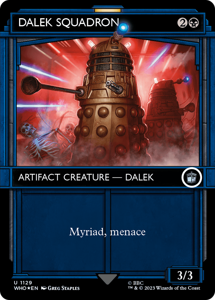 Dalek Squadron (Showcase) (Surge Foil) [Doctor Who] | GnG Games