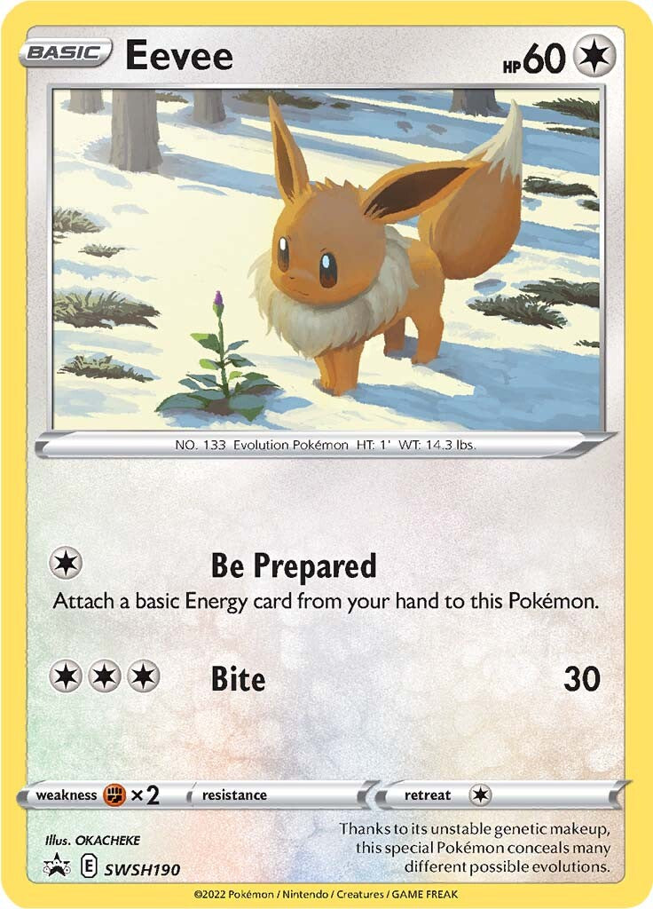 Eevee (SWSH190) [Sword & Shield: Black Star Promos] | GnG Games