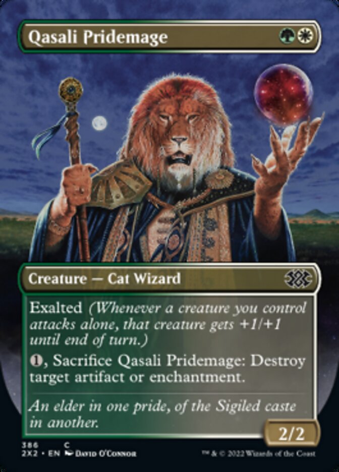 Qasali Pridemage (Borderless Alternate Art) [Double Masters 2022] | GnG Games