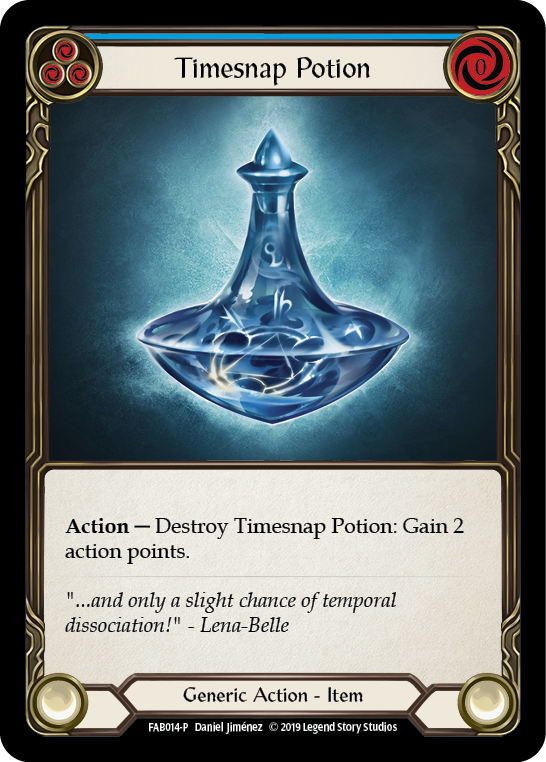 Timesnap Potion [FAB014-P] (Promo)  1st Edition Cold Foil | GnG Games
