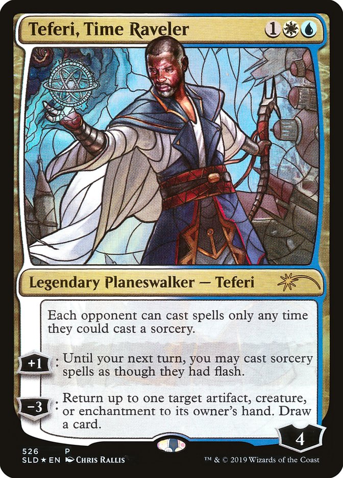 Teferi, Time Raveler (Stained Glass) [Secret Lair Drop Promos] | GnG Games