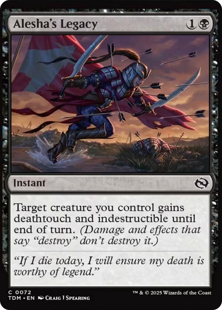 Alesha's Legacy [Tarkir: Dragonstorm] | GnG Games