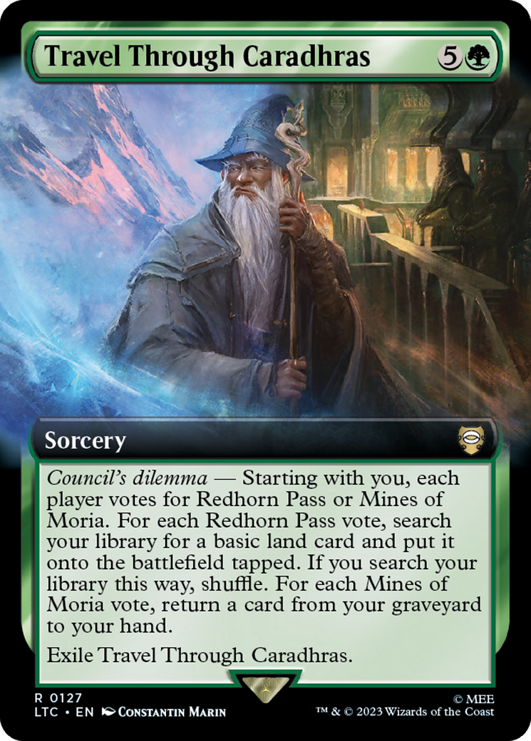 Travel Through Caradhras (Extended Art) [The Lord of the Rings: Tales of Middle-Earth Commander] | GnG Games
