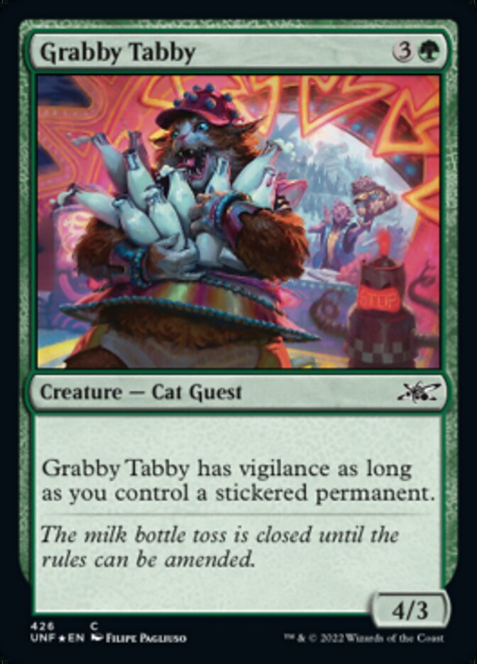 Grabby Tabby (Galaxy Foil) [Unfinity] | GnG Games