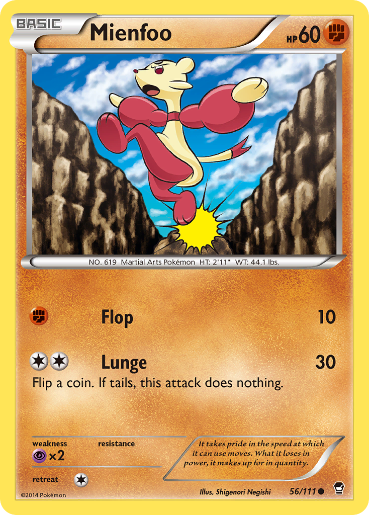 Mienfoo (56/111) [XY: Furious Fists] | GnG Games
